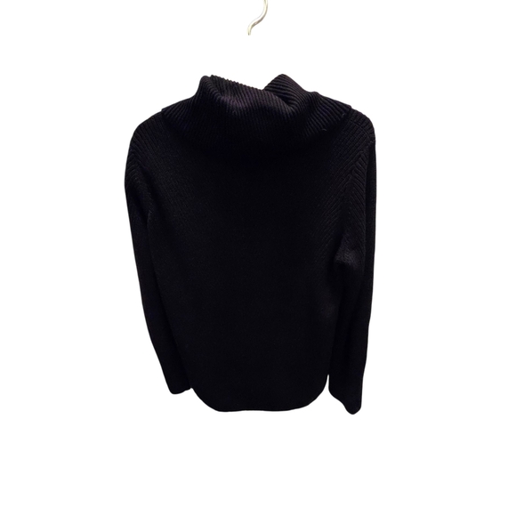 Talbots Classic Black Cowl Neck Sweater - Picture 2 of 5